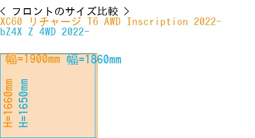 #XC60 リチャージ T6 AWD Inscription 2022- + bZ4X Z 4WD 2022-